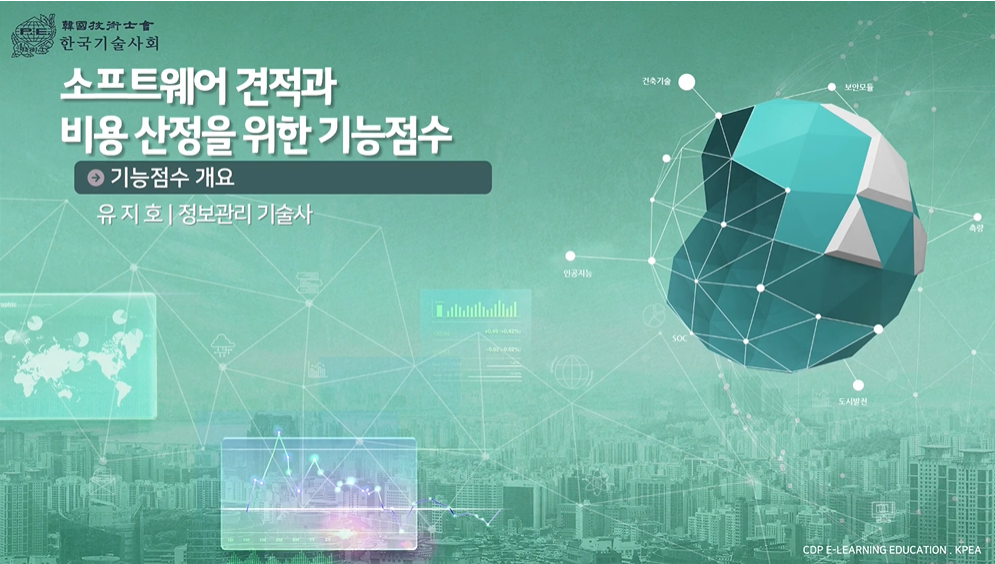 소프트웨어 견적과 비용 산정을 위한 기능점수